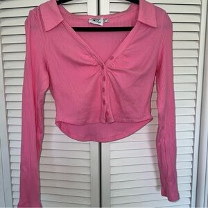 Princess polly pink long sleeve shirt